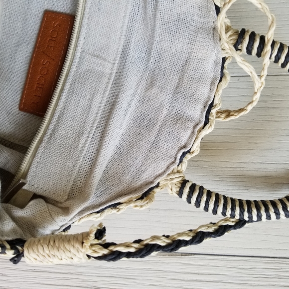 B o h o | Sole Society Round Wicker Purse/Bag - Picture 7 of 14